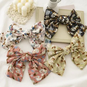 Hair Ring Spring and Summer Flower Bow Spring Sweet Ladies Hairpin