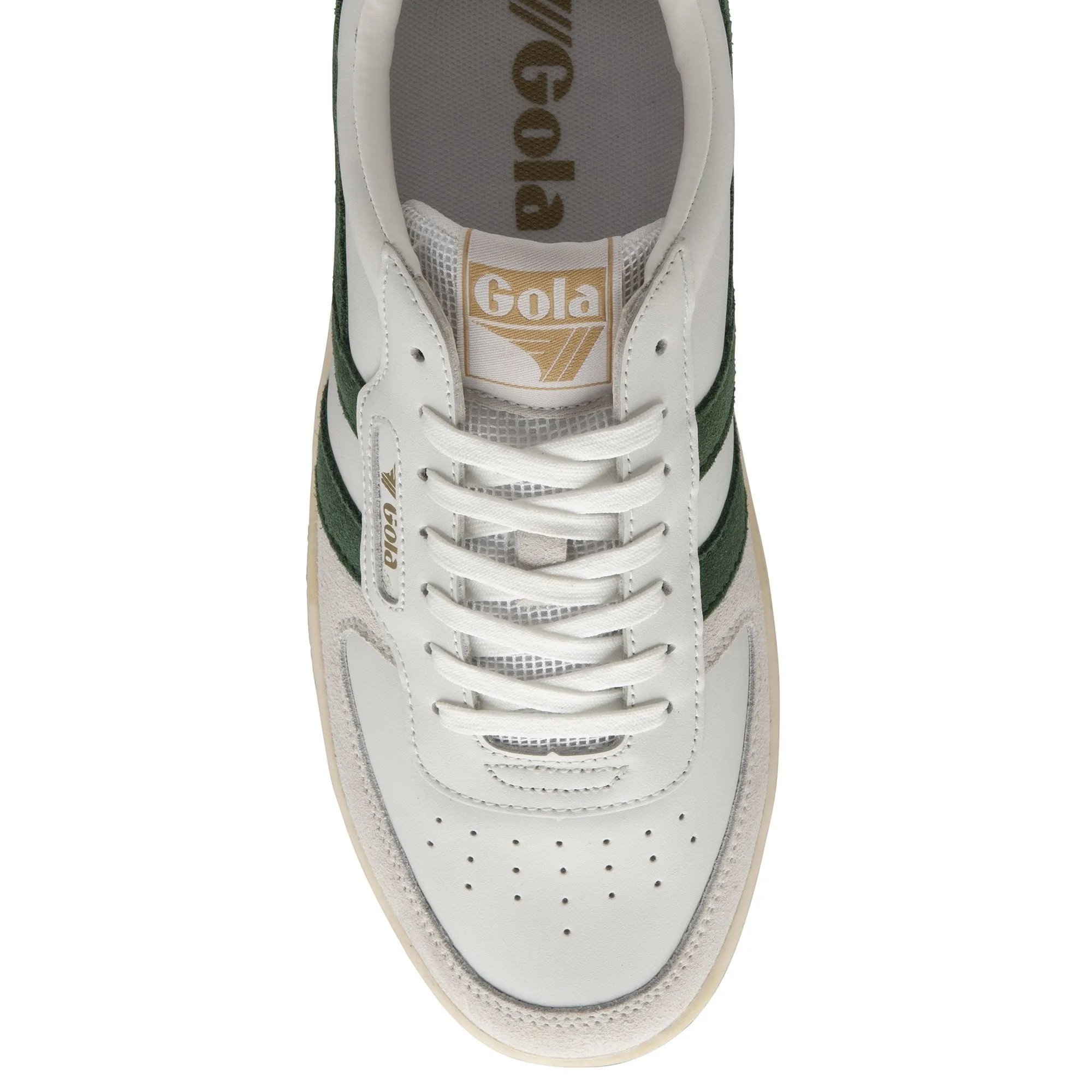 Hawk Sneaker (White   Dark Green)