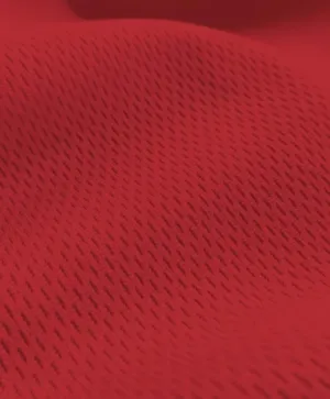 Heavy Sports Mesh Activewear Jersey Fabric / Red / Sold by The Yard