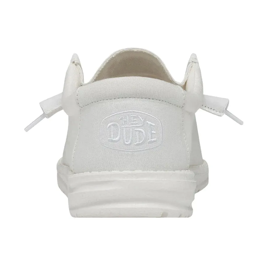 'Hey Dude' Women's Wendy Slub Canvas - White