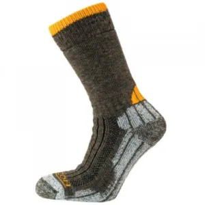 Horizon Performance Merino Trekker Men's Socks - OliveMarl/Orange