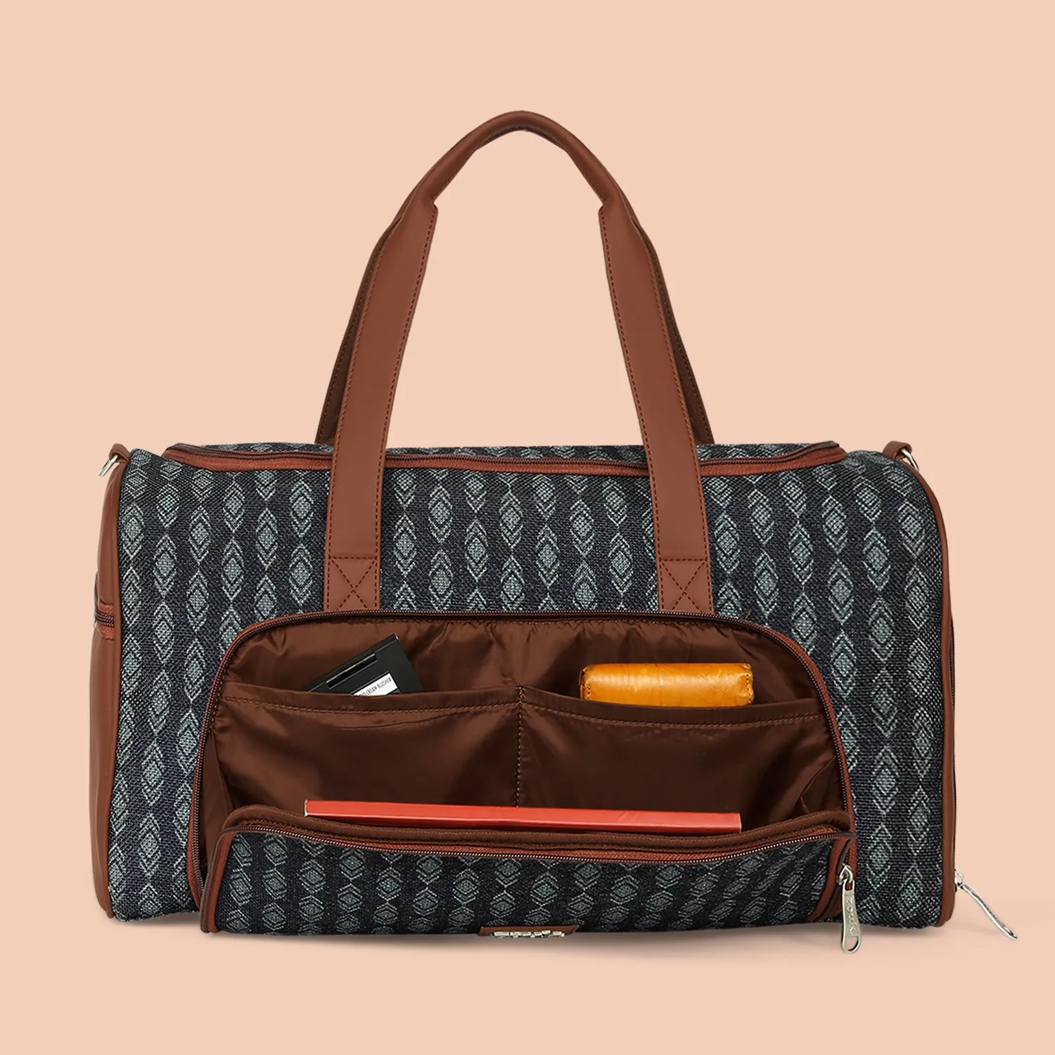 Hyderabad Ikat Weekender Duffel Bag