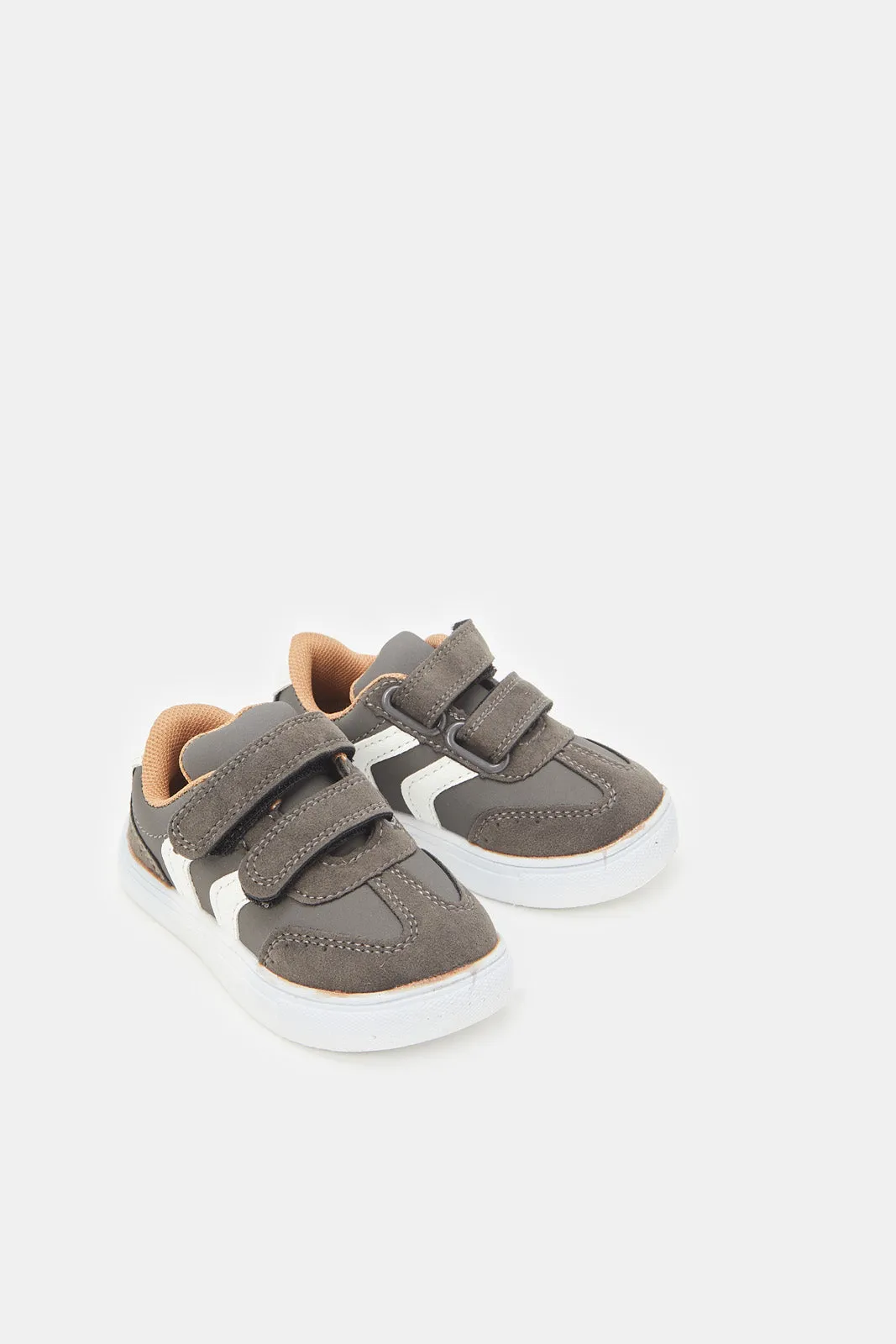 Infant Boys Grey Chunky Trainer