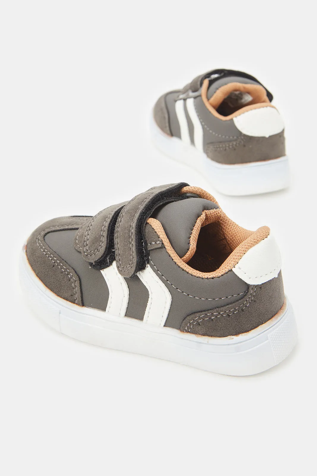 Infant Boys Grey Chunky Trainer