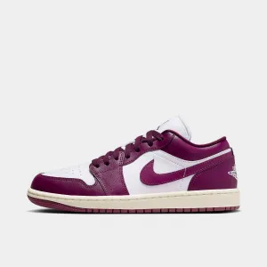 Jordan 1 Low Women's White / Bordeaux - Sail