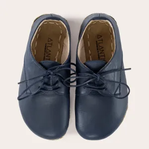 Kid's Blue Barefoot Oxfords