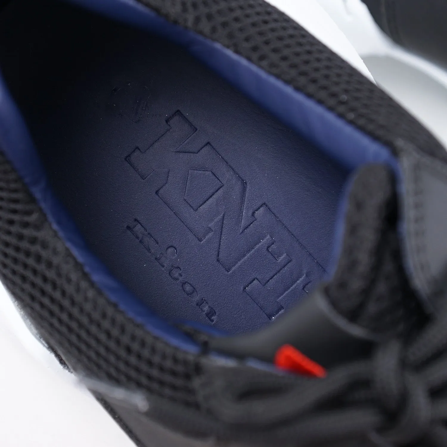 Kiton KNT Leather and Textile Sneakers