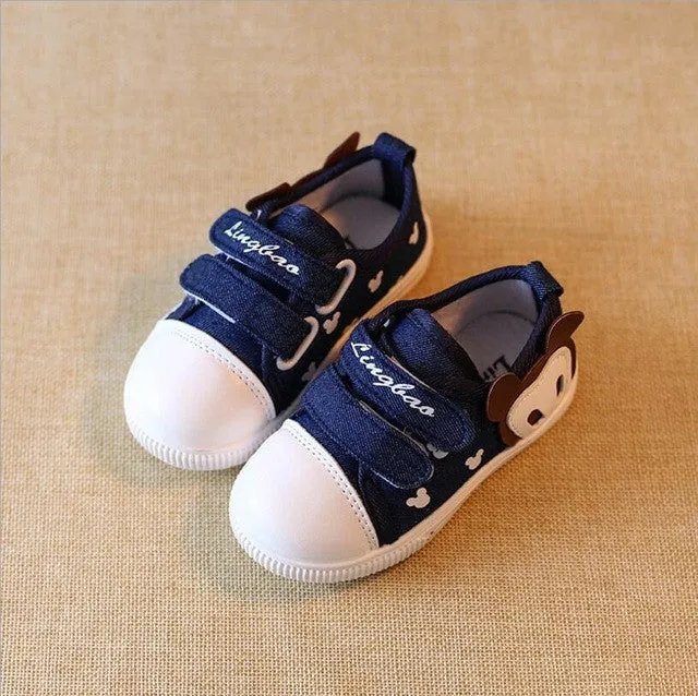 KKABBYII Boy's Girls Canvas Shoes Autumn Winter Toddler Children's Fashion Leisure Cute Soft Boots Kids For Girls Sneakers