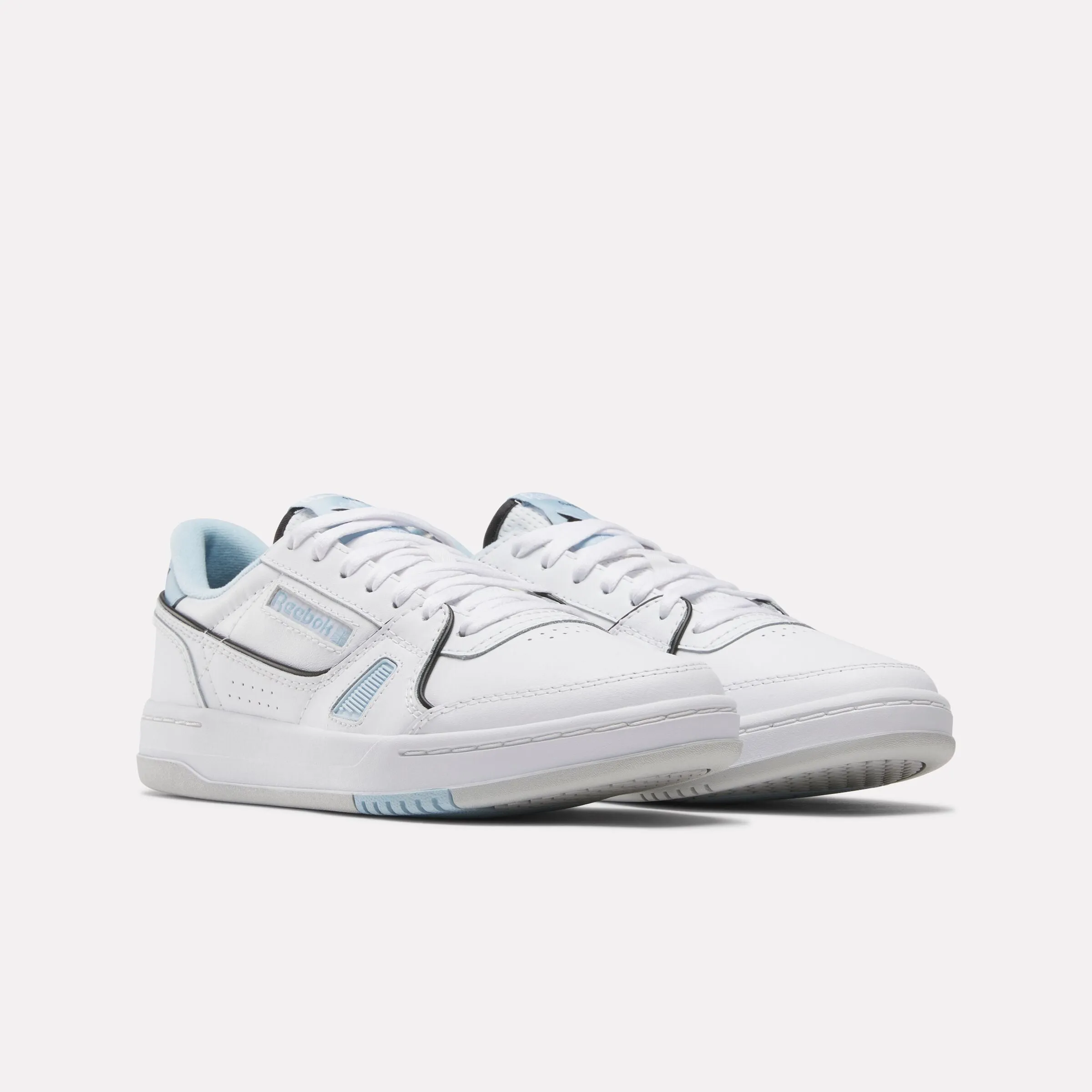 Lt Court Shoes White/Blue/Black