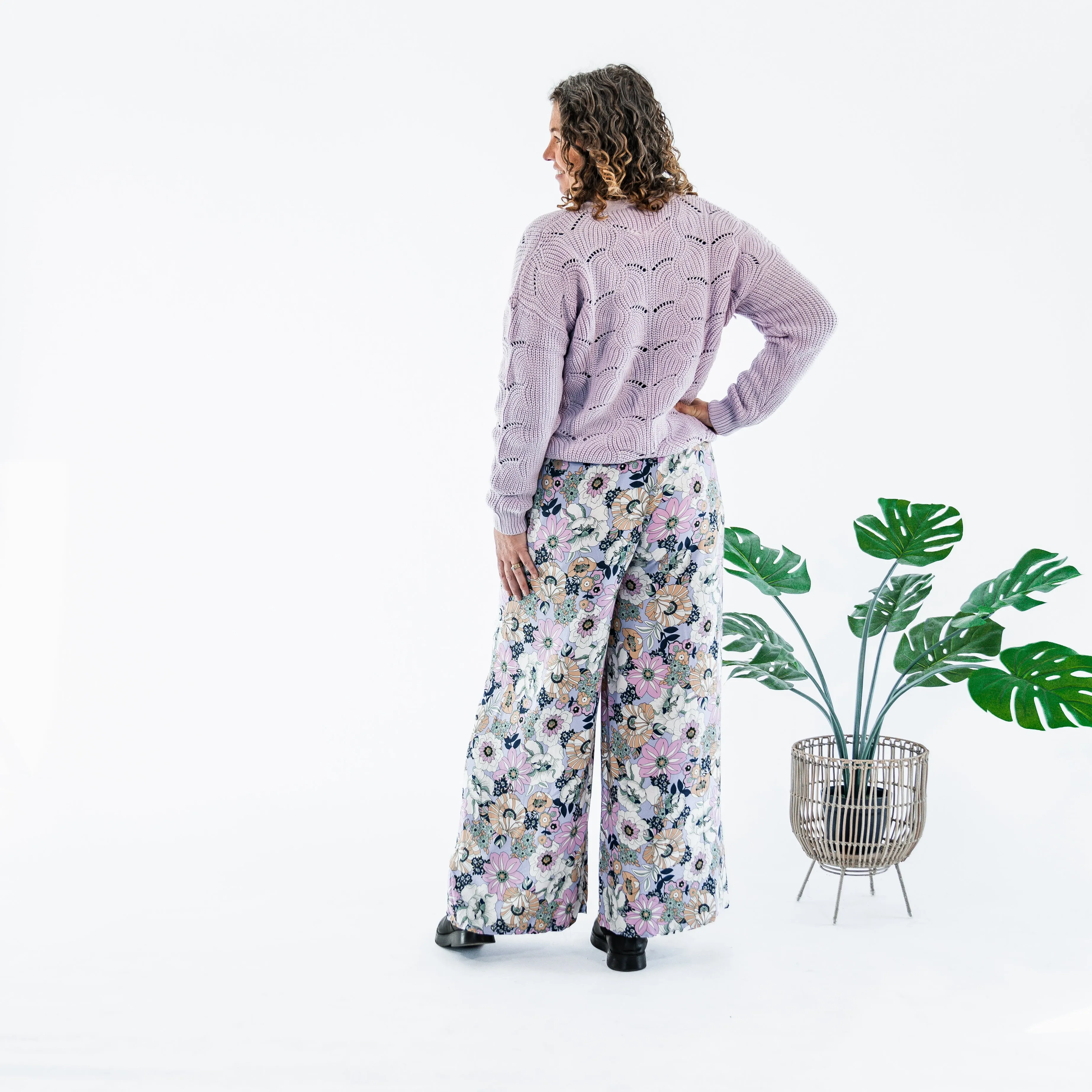 Lulu Wide Leg Pant | Boho Floral