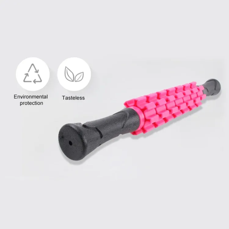 M2 Multifunctional Muscle Relaxation Gear Massage Stick Fitness Roller Rod Shaft(Black)