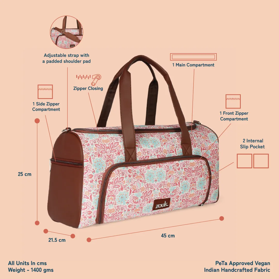 Mangalore Blossoms Weekender Duffel Bag