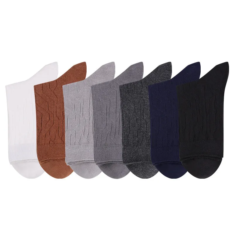 Men's Antibacterial Combed Cotton Socks