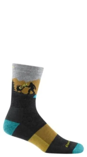 Men's Close Encounters Micro Crew Midweight Hiking Sock - Charcoal