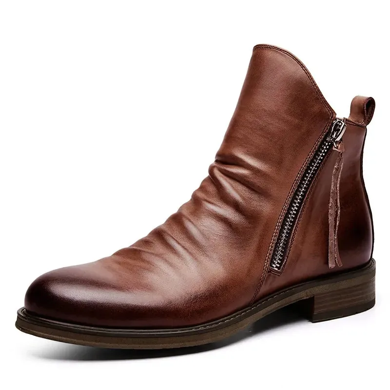 Men's Martin Ankle Leather Boots