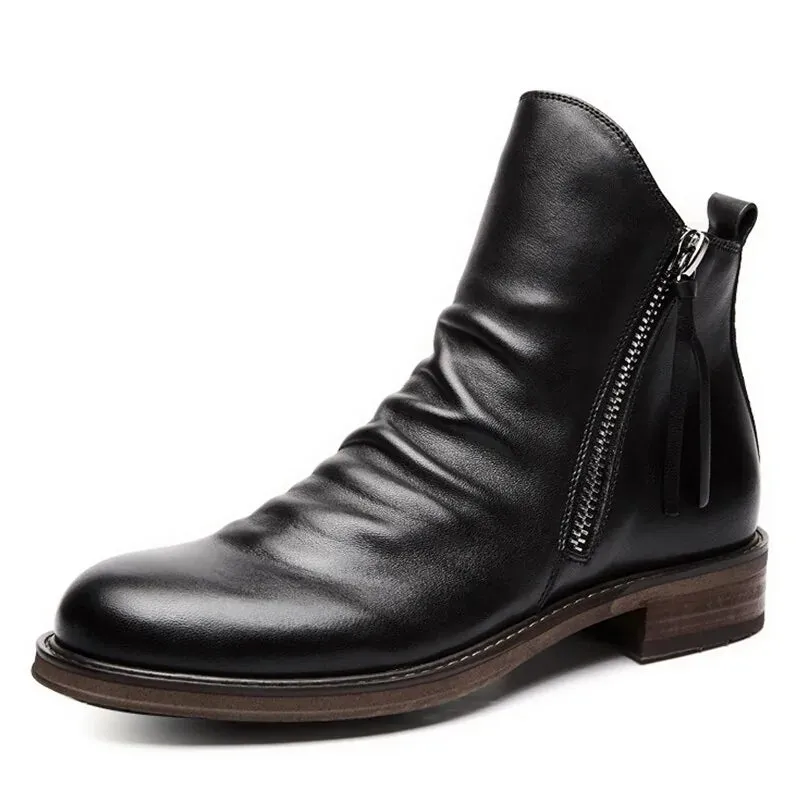 Men's Martin Ankle Leather Boots