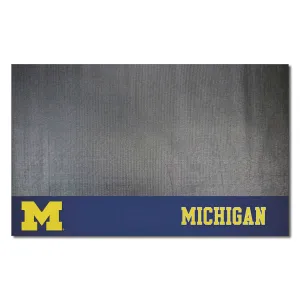 Michigan Wolverines Vinyl Grill Mat - 26in. x 42in.