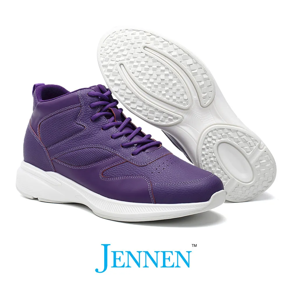 Mr. Pippen 8cm | 3.2 inches Vibrant Purple Sneakers with Hidden Height Boost