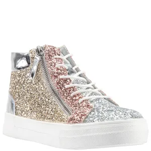 Multi Glitter High Top