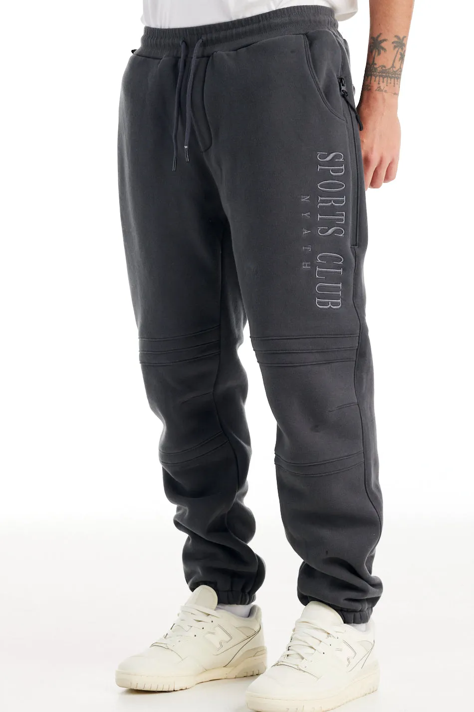 nANA jUDY Mens Sports Club Trackpant - Charcoal