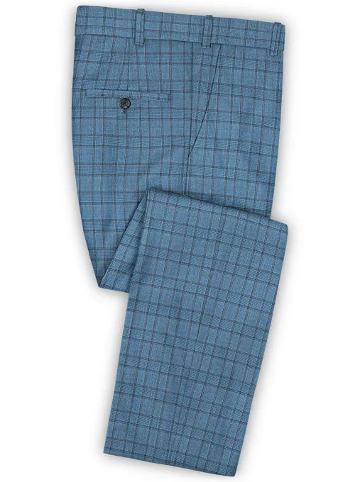 Napolean Corro Blue Wool Pants