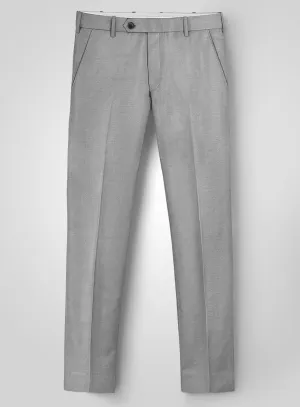 Napolean Worsted Light Gray Wool Pants