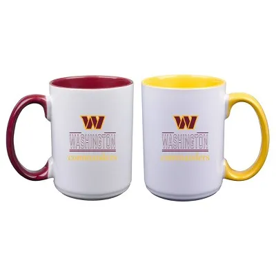 NFL Washington Commanders 16oz Home & Away Mug Set - 2pk