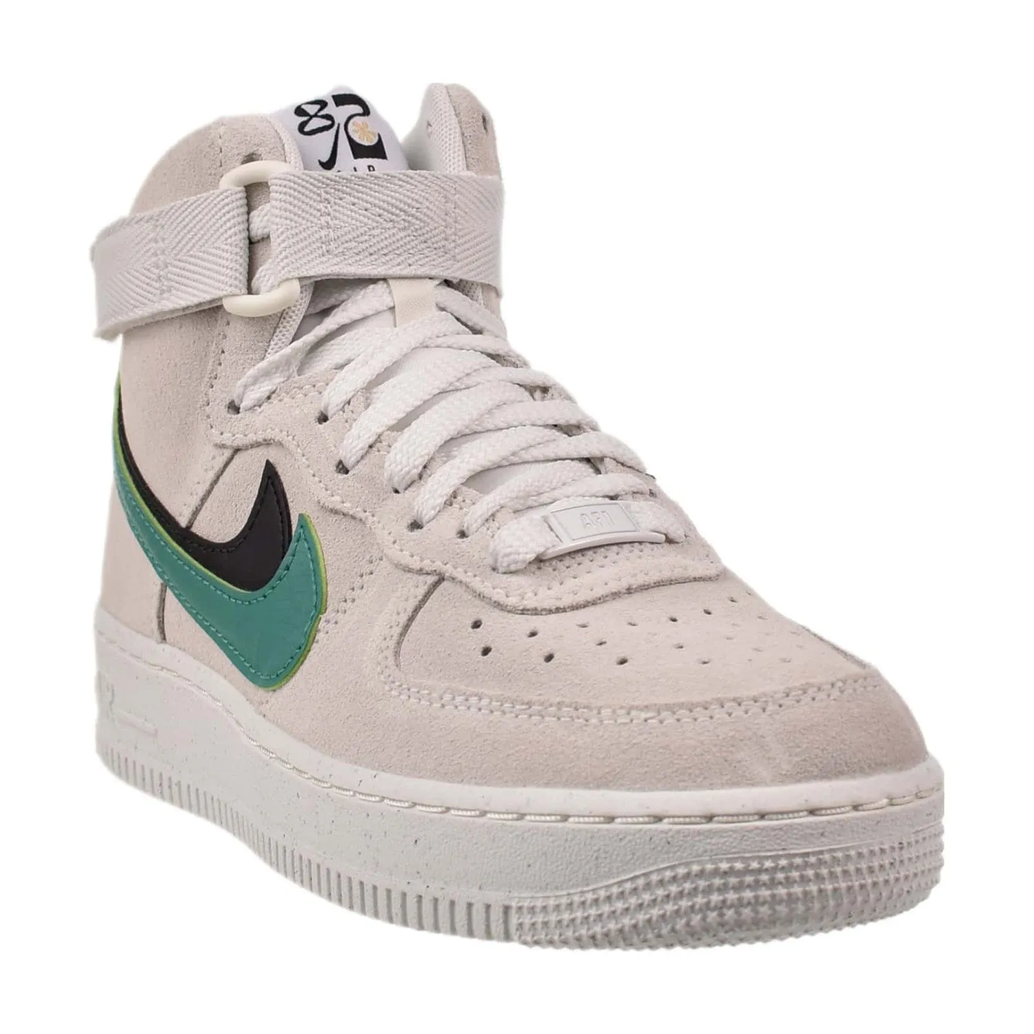 Nike Air Force 1 High SE Women's Shoes Sesame-Neptune Green