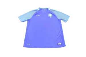 Nike Embroidered Logo Royal Dutch Blue Soccer Jersey