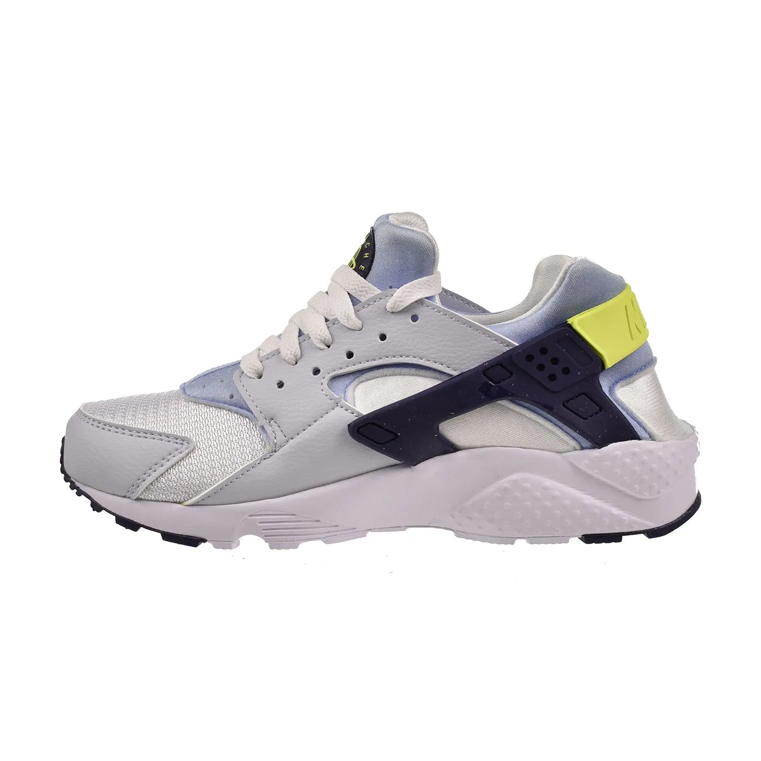 Nike Huarache Run (GS) Big Kids' Shoes White-Blackened Blue