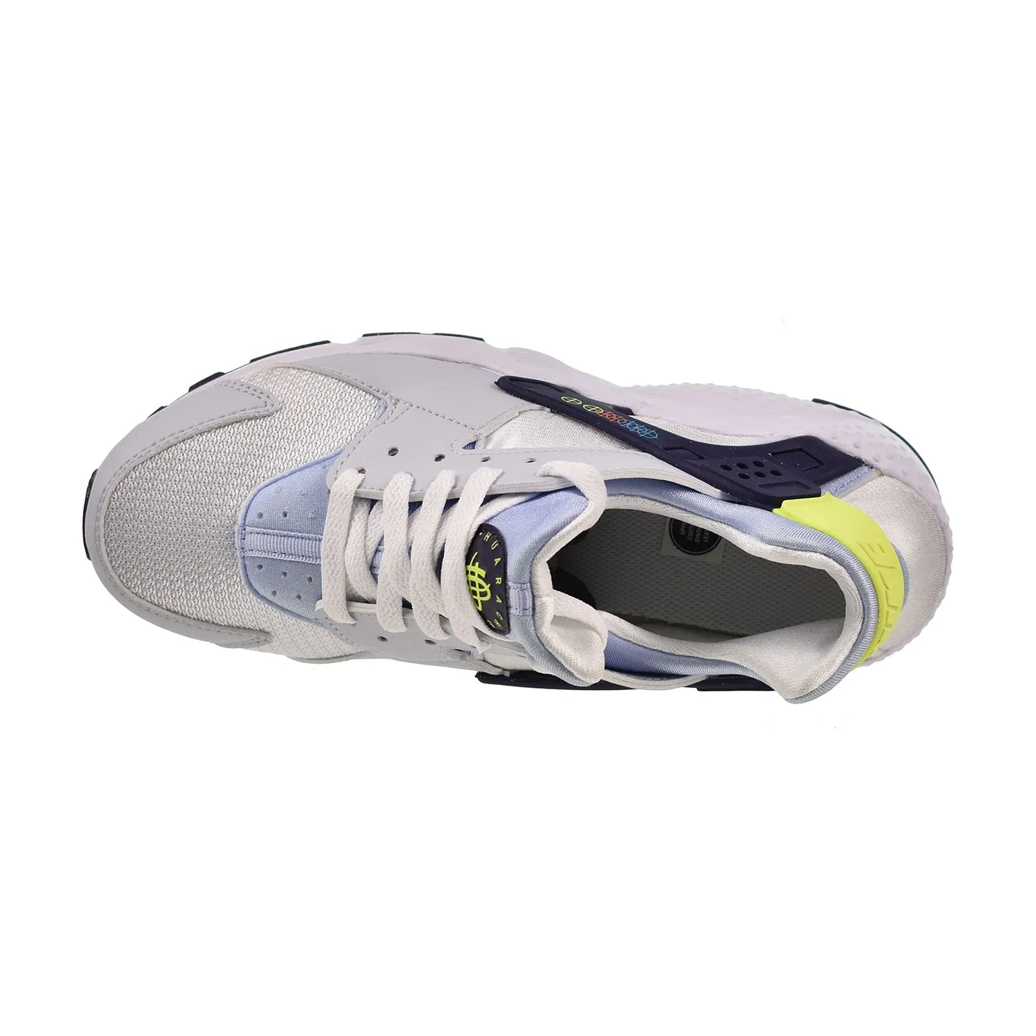 Nike Huarache Run (GS) Big Kids' Shoes White-Blackened Blue