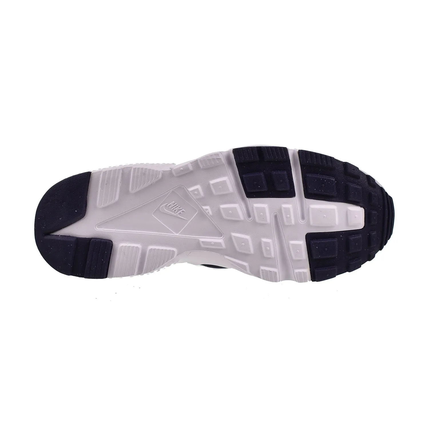 Nike Huarache Run (GS) Big Kids' Shoes White-Blackened Blue