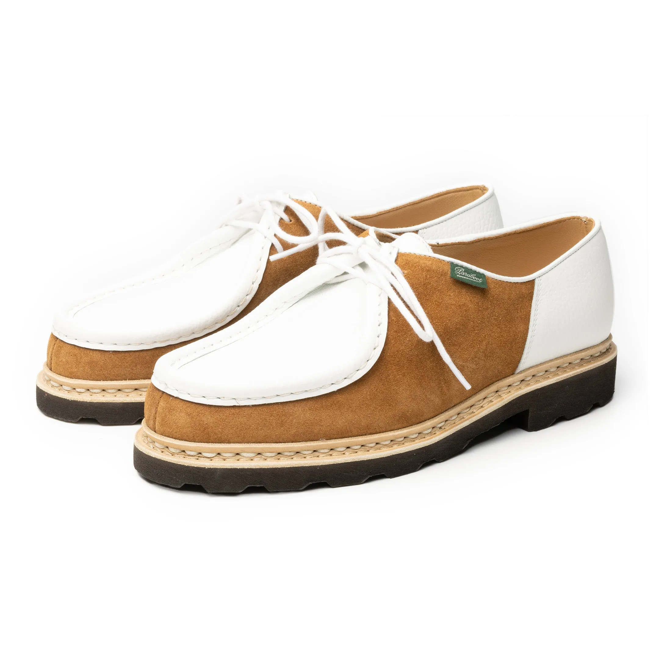 Paraboot Michael Graine Blanc / Velour Whisky