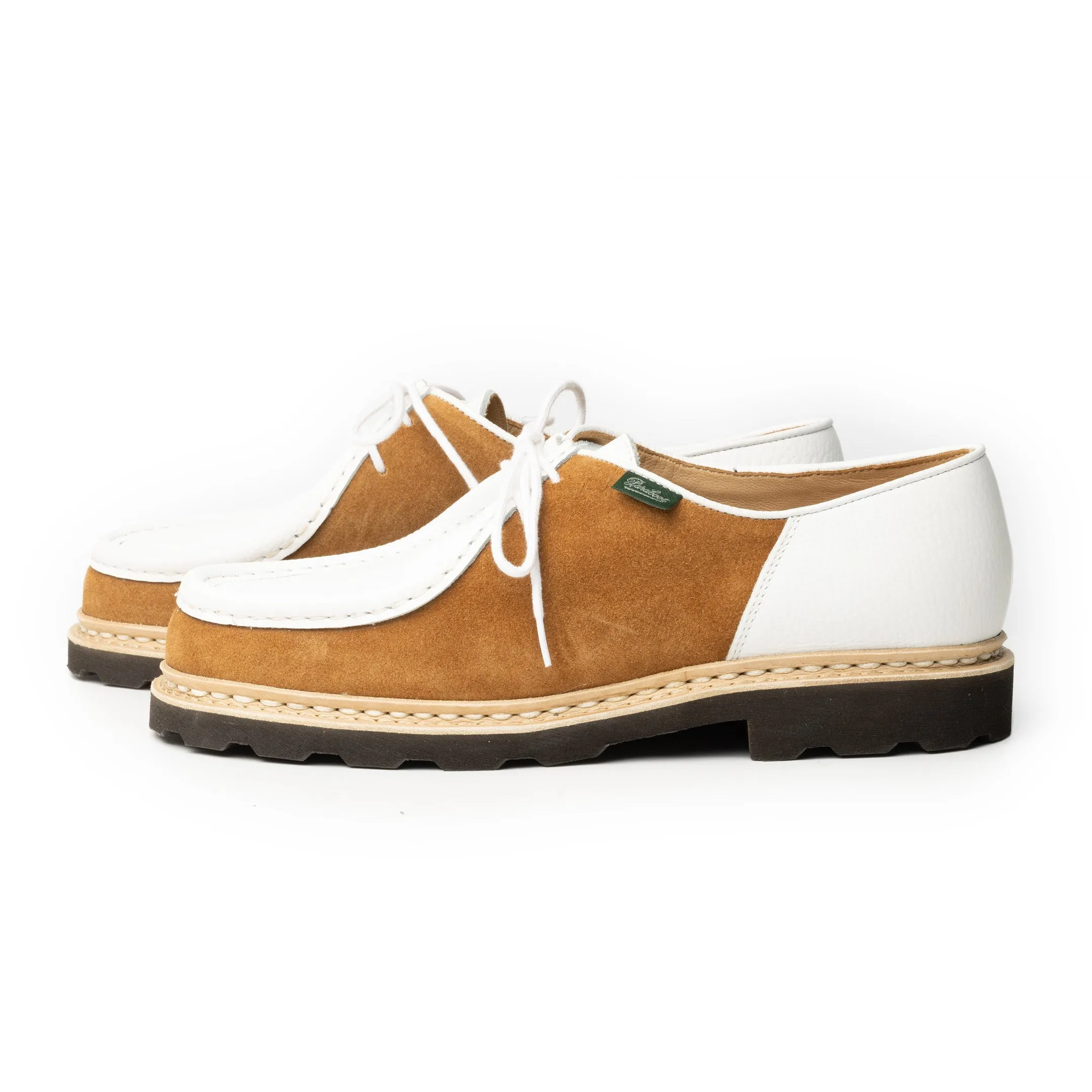 Paraboot Michael Graine Blanc / Velour Whisky