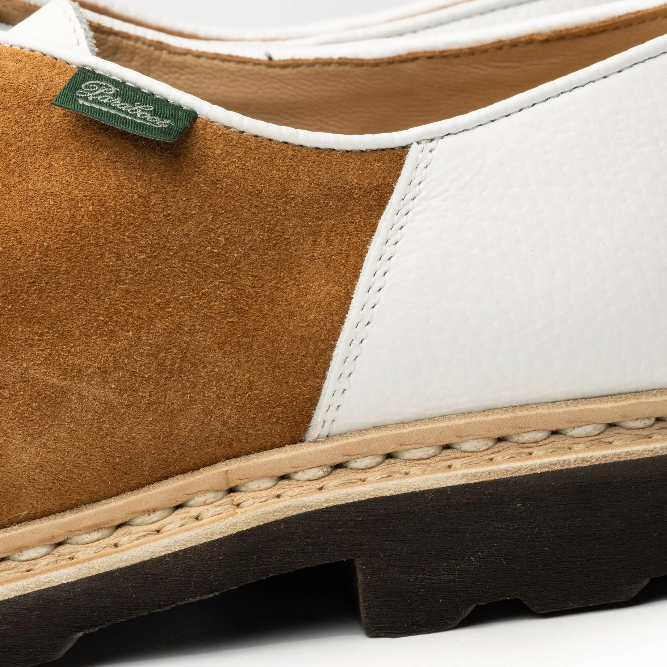 Paraboot Michael Graine Blanc / Velour Whisky