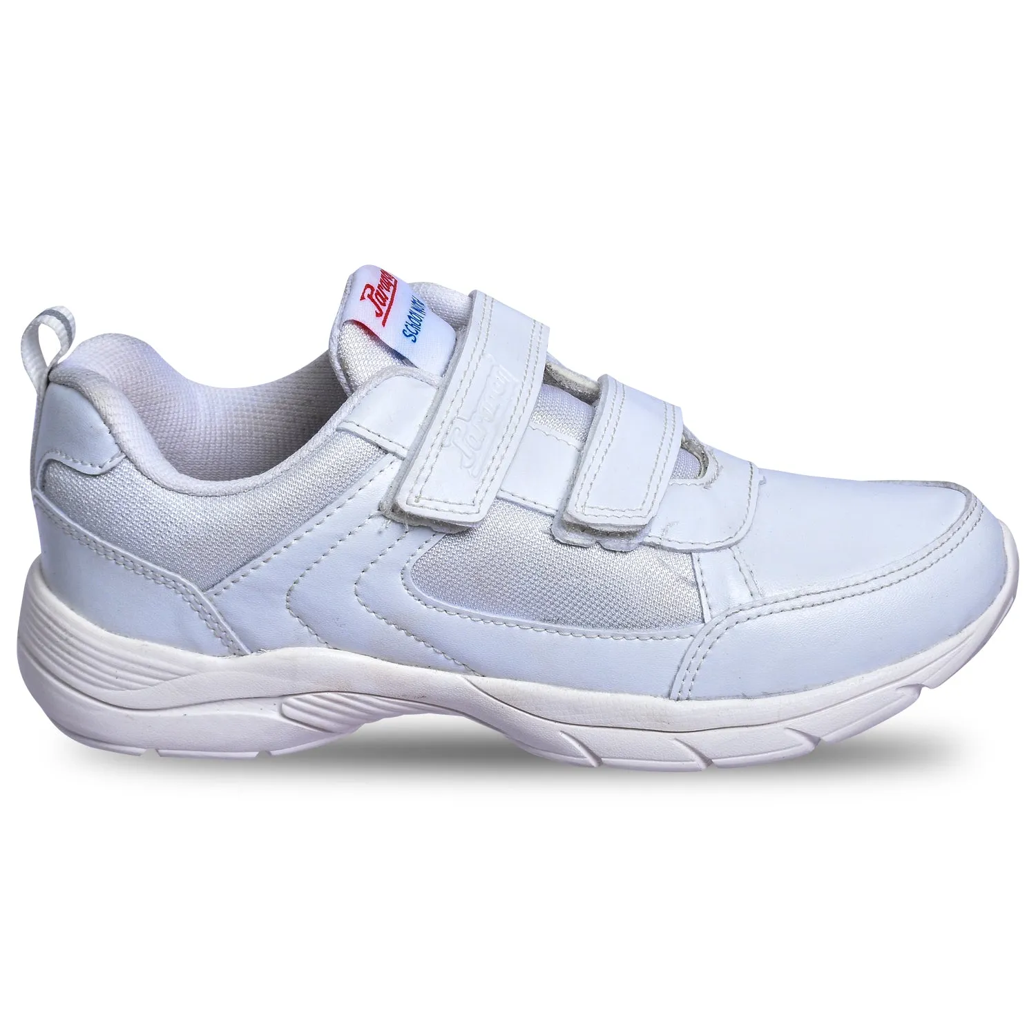 Paragon FBK0774B Kids Boys Girls School Shoes Comfortable Cushioned Soles | Durable | Daily & Occasion wear White