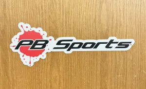 PB Sports Stamped-Tin Sign