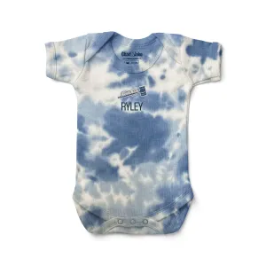 Personalized Brandeis Judges Tie Dye Bodysuit