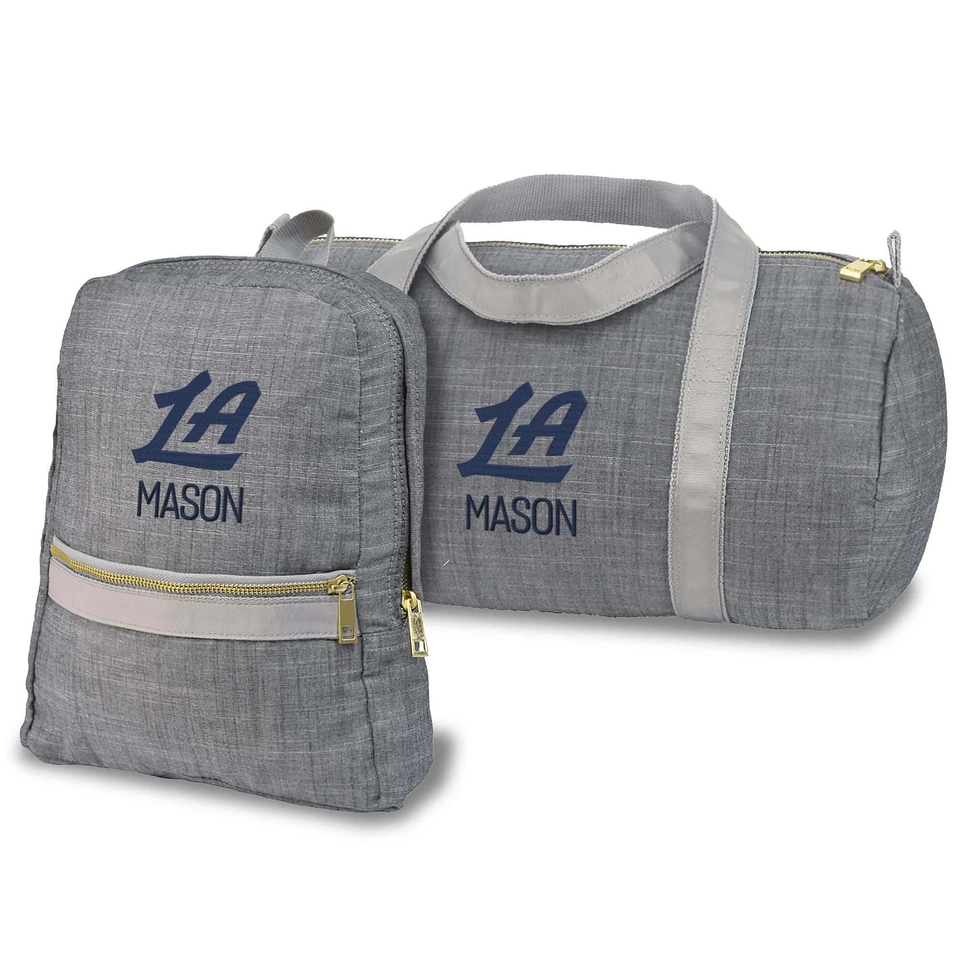 Personalized Los Angeles Clippers LA Small Backpack & Duffel Set