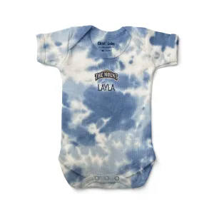 Personalized Mount St. Mary's Mountaineers Tie Dye Bodysuit