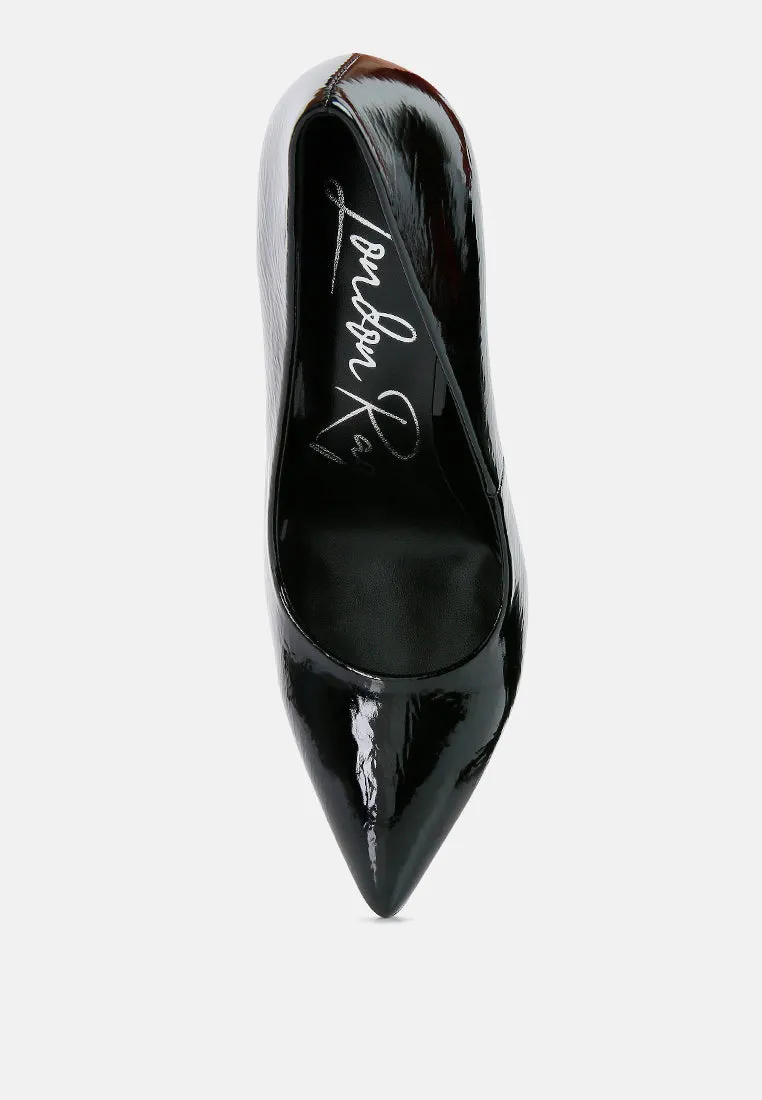 Personated Stiletto Heel Pumps