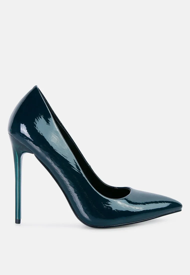 Personated Stiletto Heel Pumps