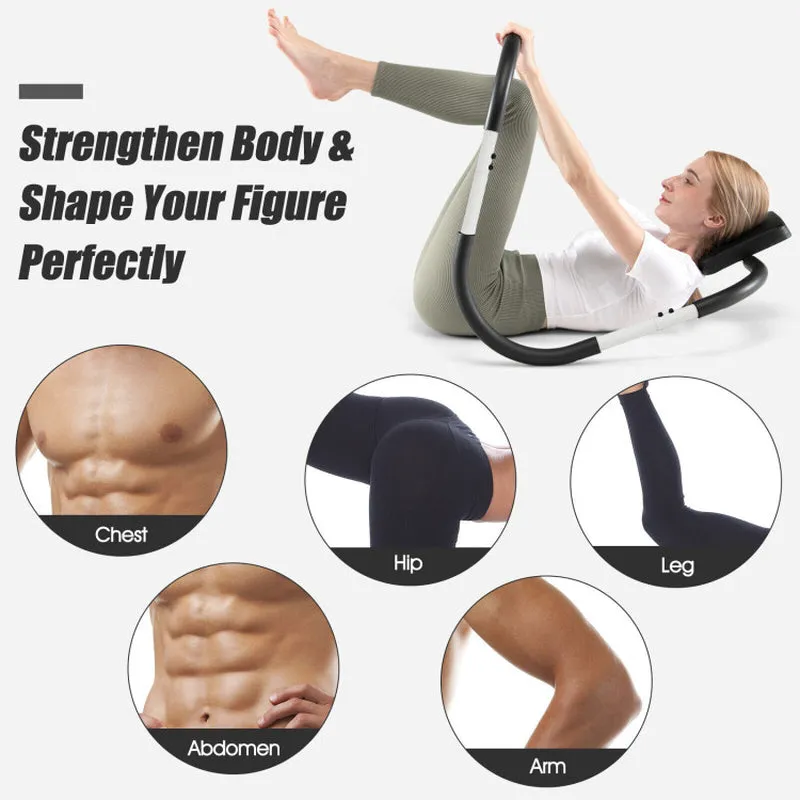 Portable AB Trainer with Headrest and Foam Handle for Office Home Gym