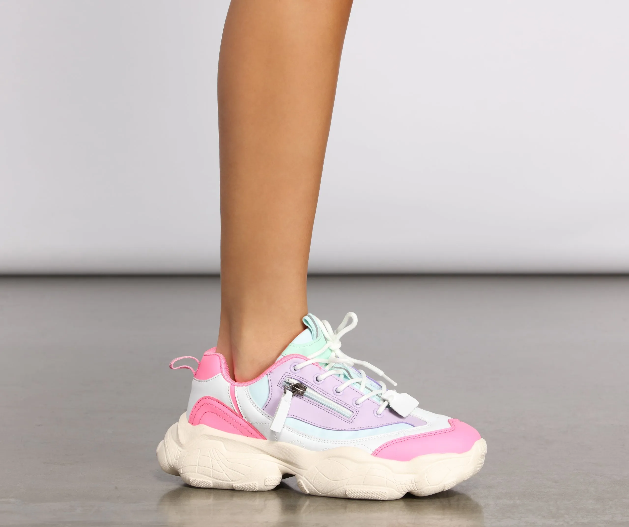 Pretty In Pastel Chunky Sneakers