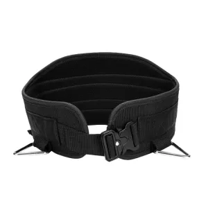 Pull Up Weighted Belt Lumbar Strength Training Double Bar Arm Extension Weighted Belt, Style: Metal Buckle