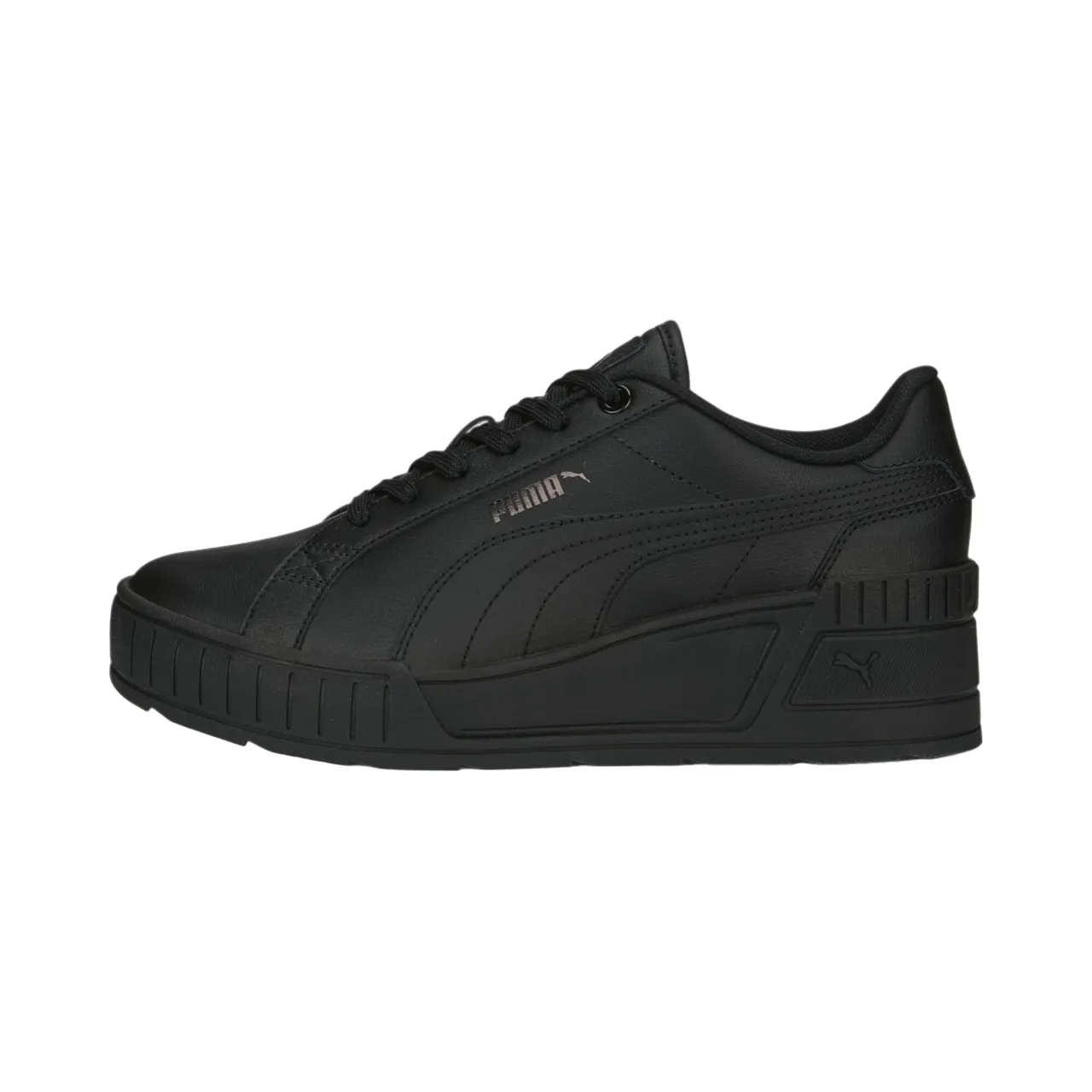 Puma scarpa sneakers da donna Karmen Wedge 390985-03 nero