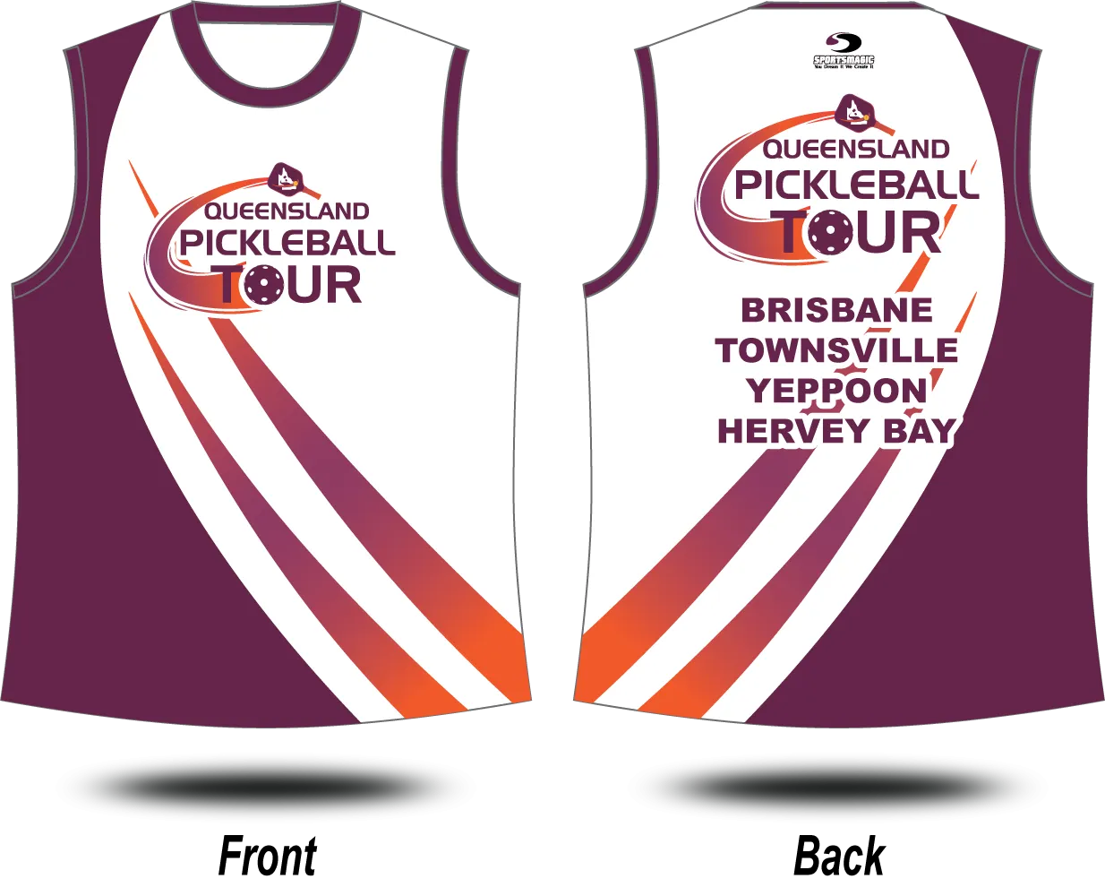 QUEENSLAND PICKLEBALL - 2024 Tour Singlet