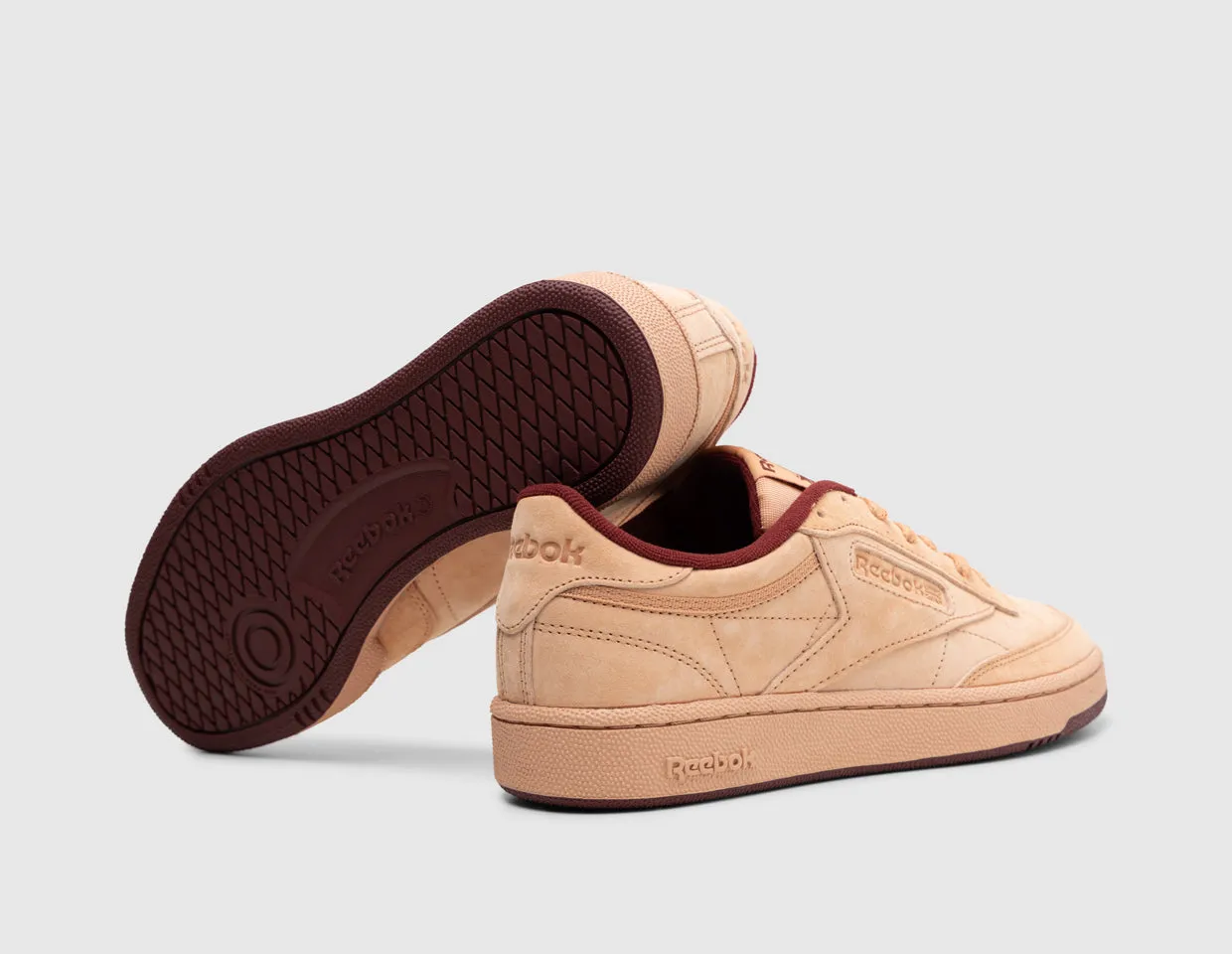 Reebok Club C 85 Vintage Clay / Washed Clay - Rich Maroon