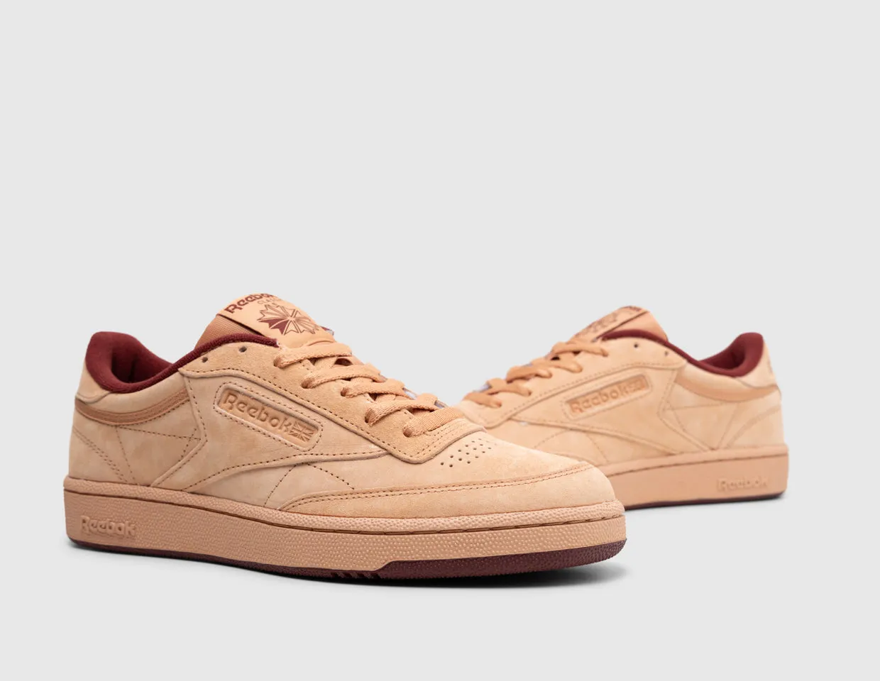 Reebok Club C 85 Vintage Clay / Washed Clay - Rich Maroon