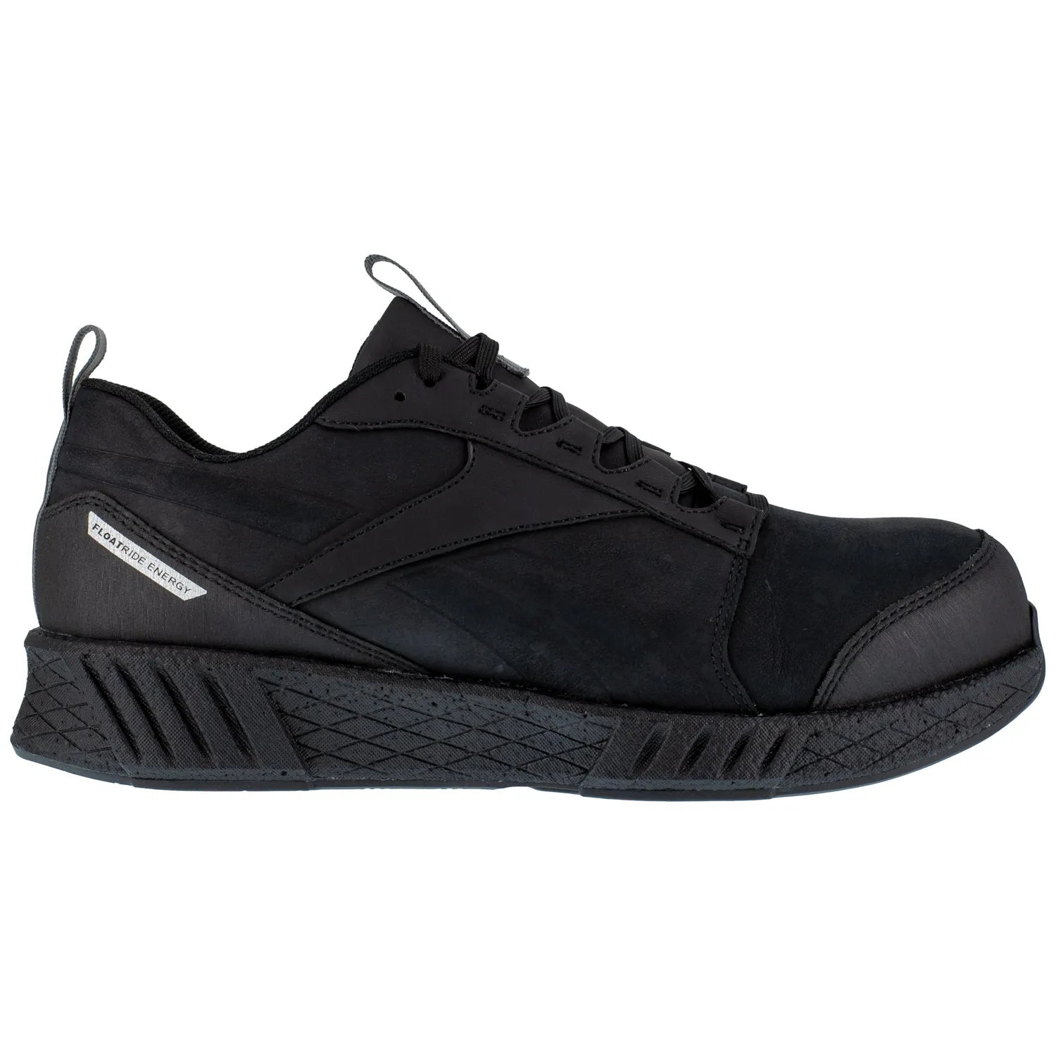 Reebok Mens Black/Black Leather Oxfords Fusion Formidable Work CT